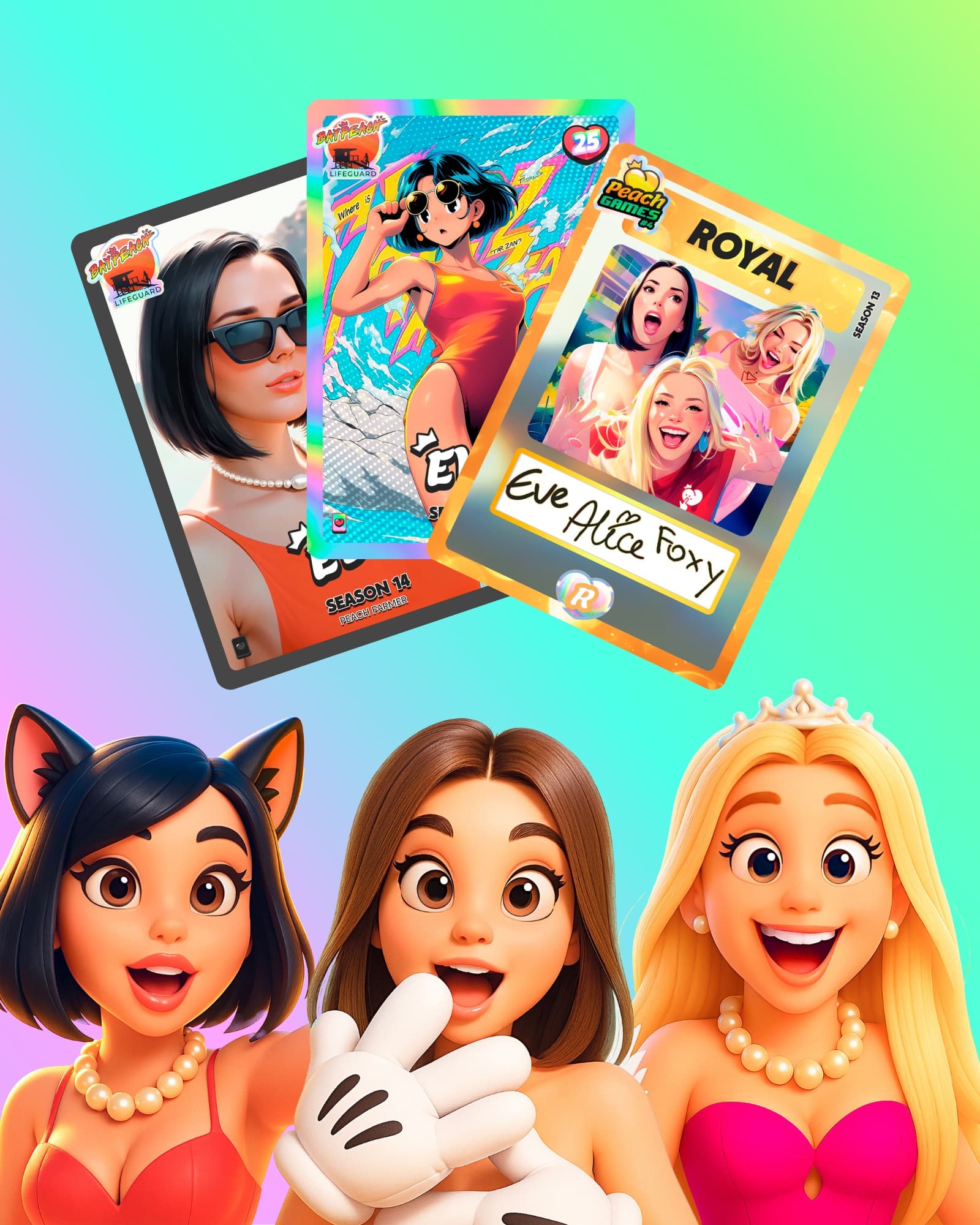 Peach Farmer — Collectible card game with real-life rewards